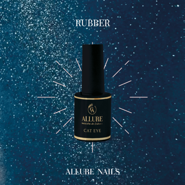 Rubber Base Indigo -Cristal cat eye 17