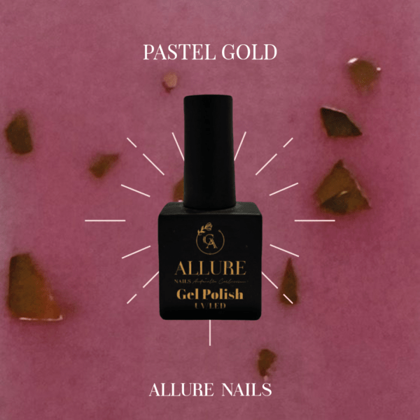 : Semipermanente Rosa Taffy Pastel Gold 03 - Allure Nails