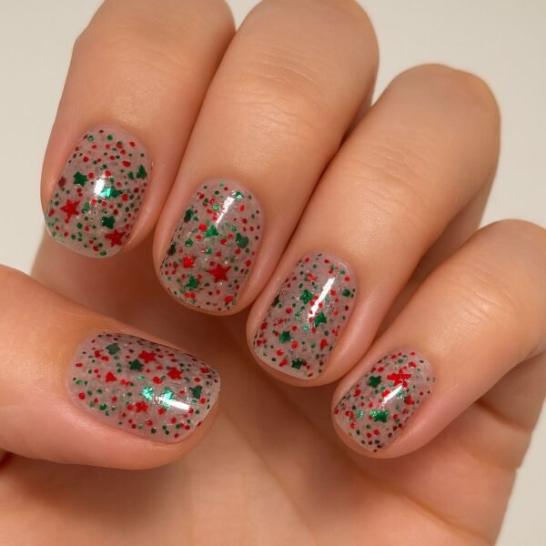 Semipermanente Glitter Rossi e Verdi Christmas 10 - immagine 2