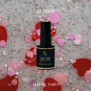 Rubber Base Glitter Rosa e Rosso San Valentino 02