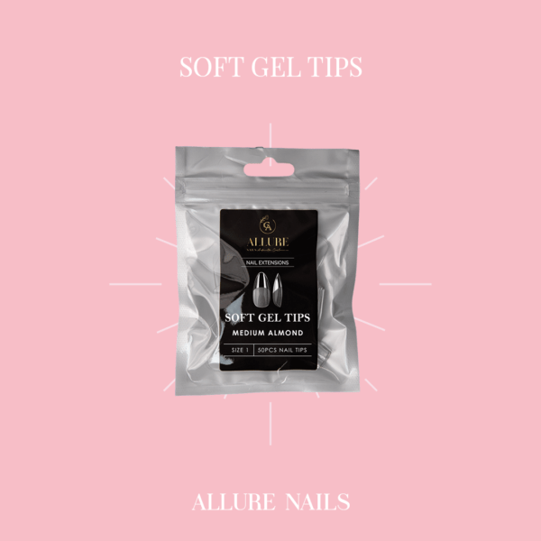Ricarica Soft Gel tip Medium Almond size #1