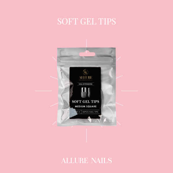 Ricarica Soft Gel tip Medium Square size #2