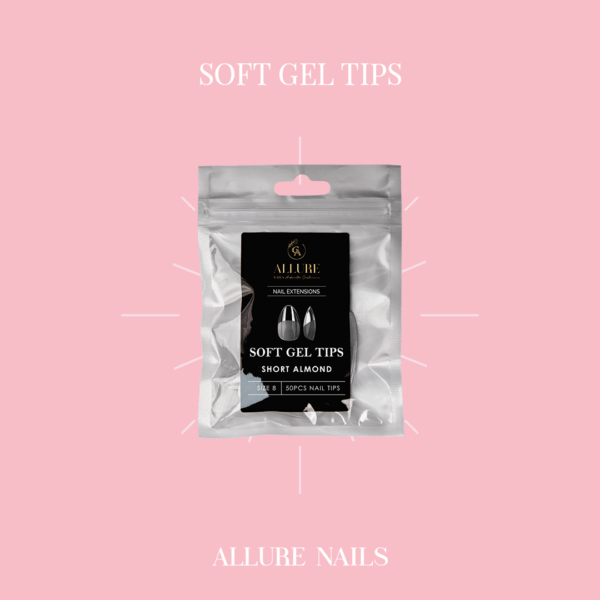 Ricarica Soft Gel tip Short almond size #8