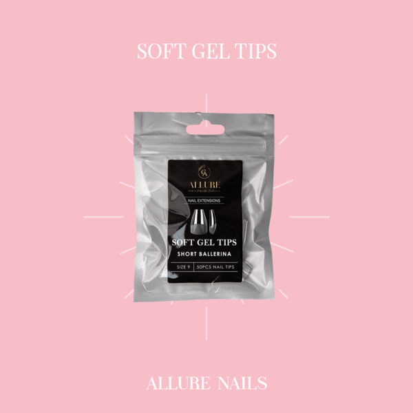 Ricarica Soft Gel tip Short Ballerina size #9