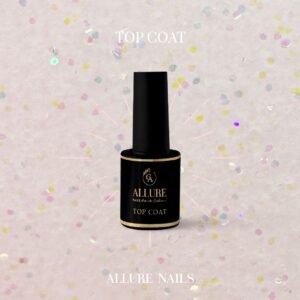 Top Coat Glitter Irridescenti Allure Nails Top Coat Unghie Glitter Top Coat Scintillante