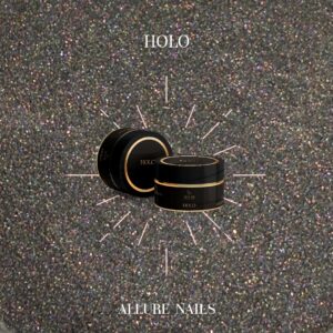 Polvere Holografica Rosa Allure Nails Polvere Unghie Holografica Rosa Polvere Holografica Riflesso Rosa