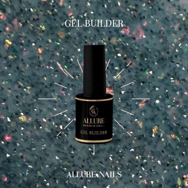 Gel Builder Frozen - Azzurro jewel reflective Allure Nails