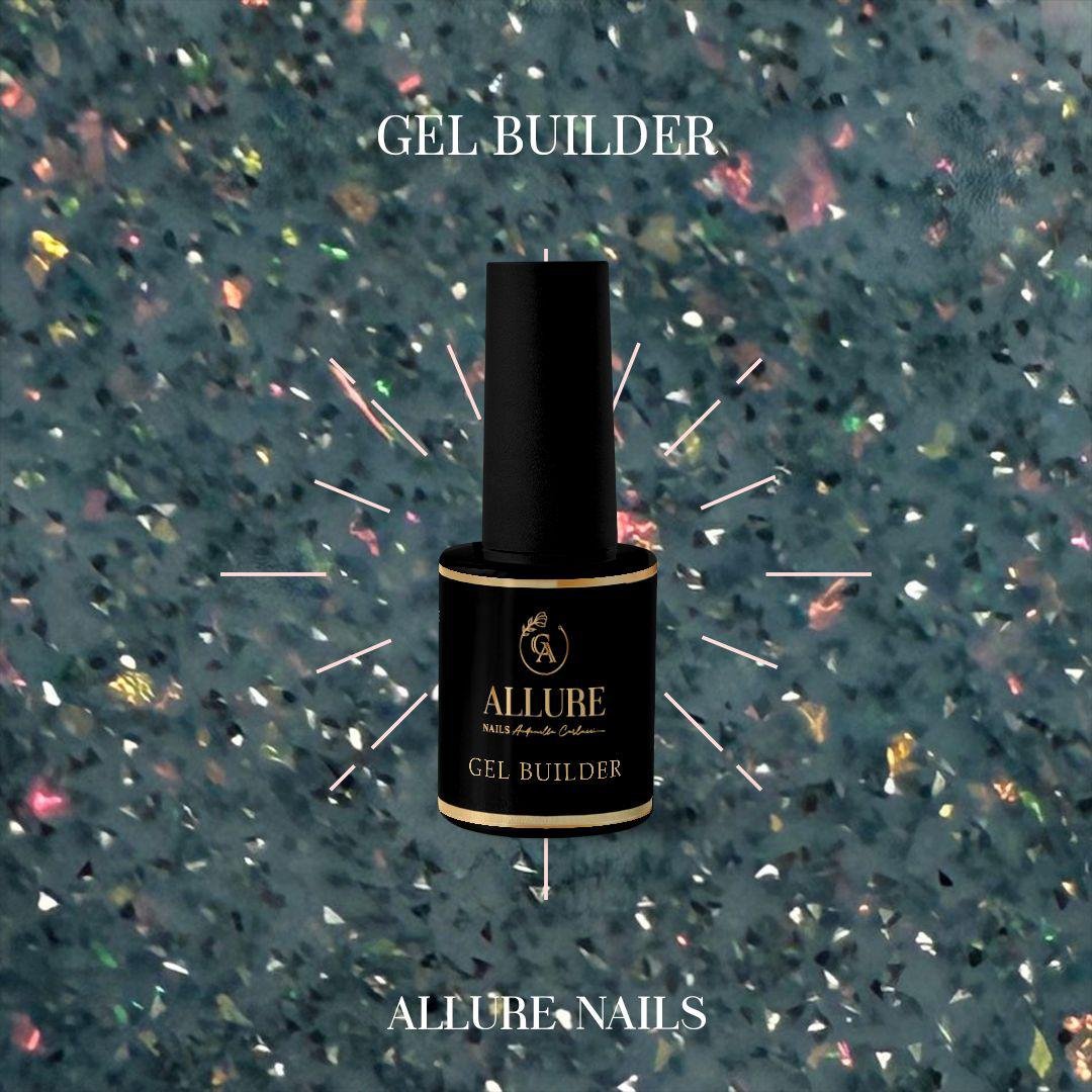 Gel Builder Frozen - Azzurro jewel reflective Allure Nails