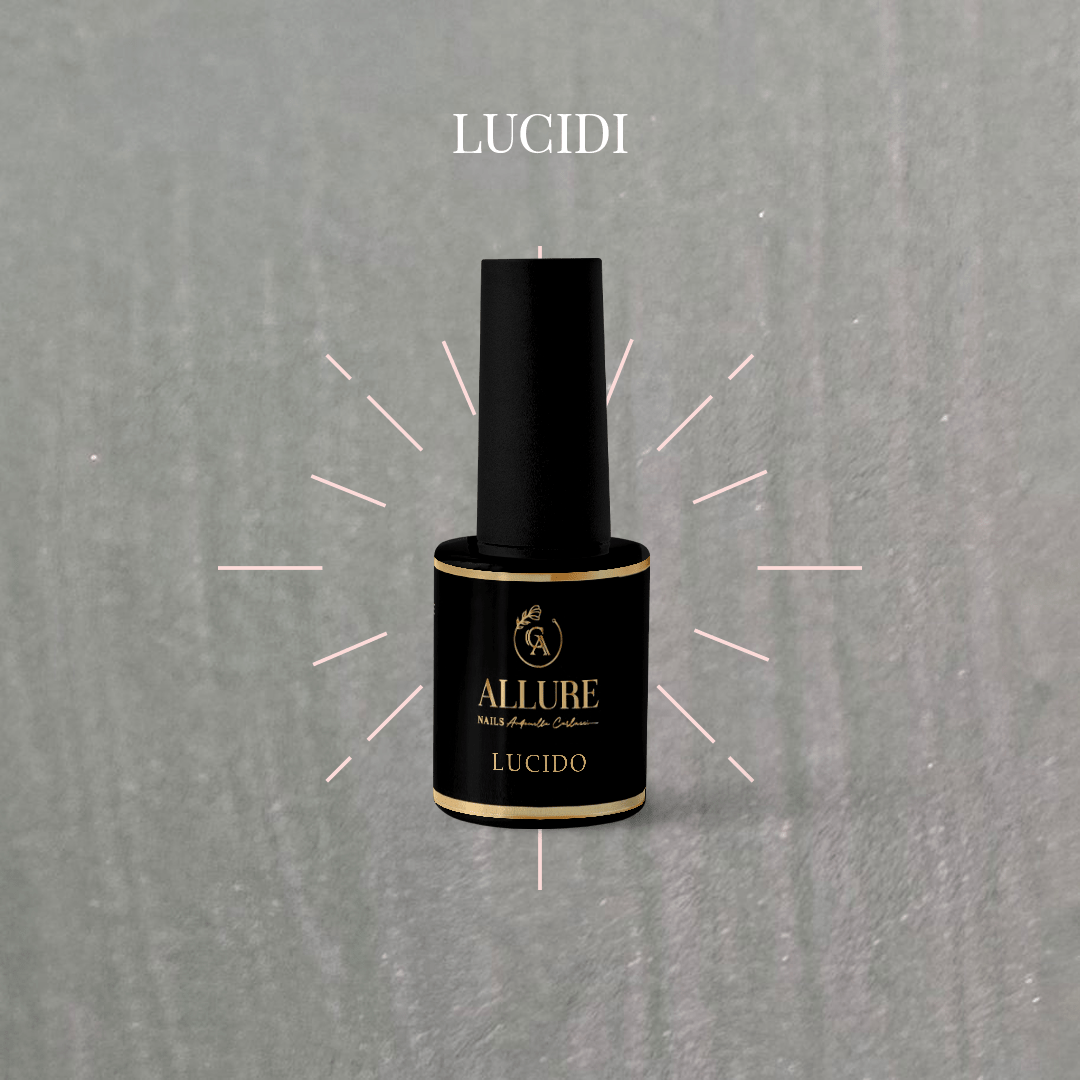 Top Coat lucido Aurora Allure Nails- effettp vetro no wipe