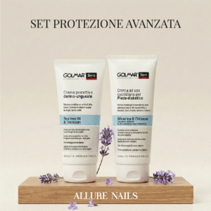 Allure Nails – kit pedicure piedi sensibili con creme Golmar